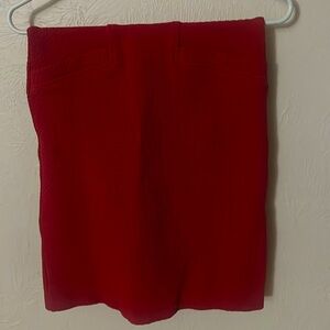 Red, medium, Ganni pencil skirt